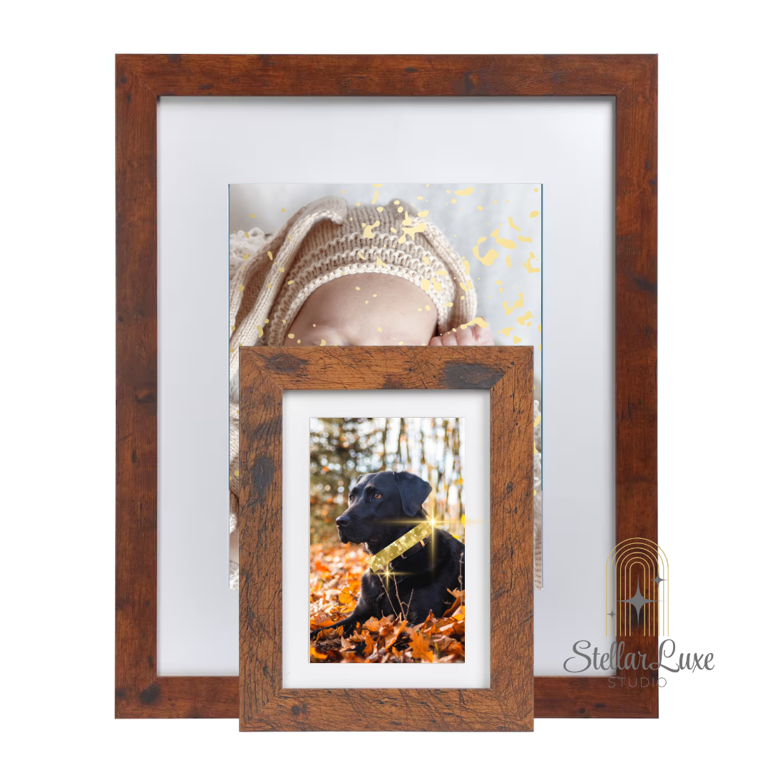 Honey Matted Frame