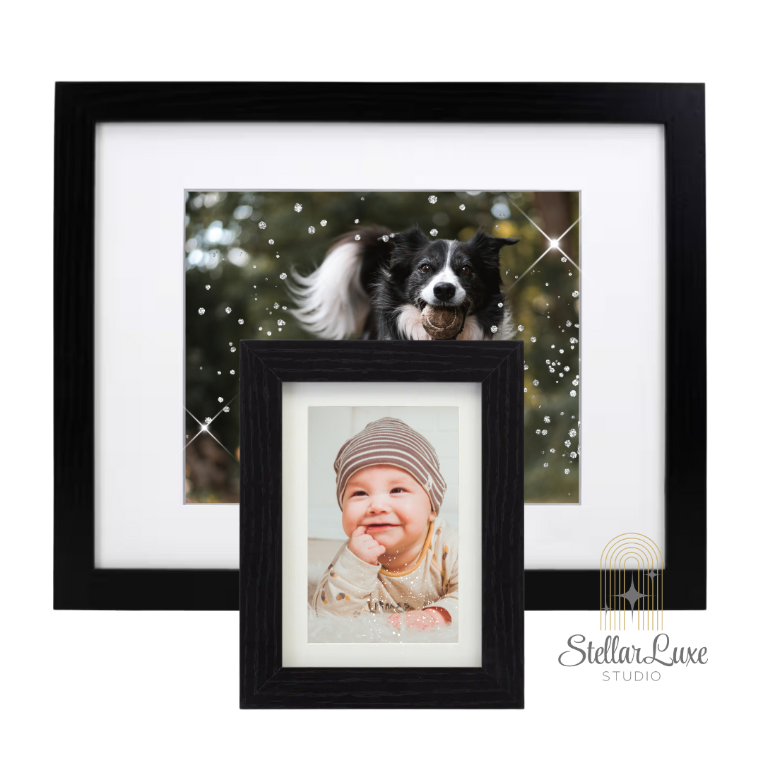 Black Matted Frame