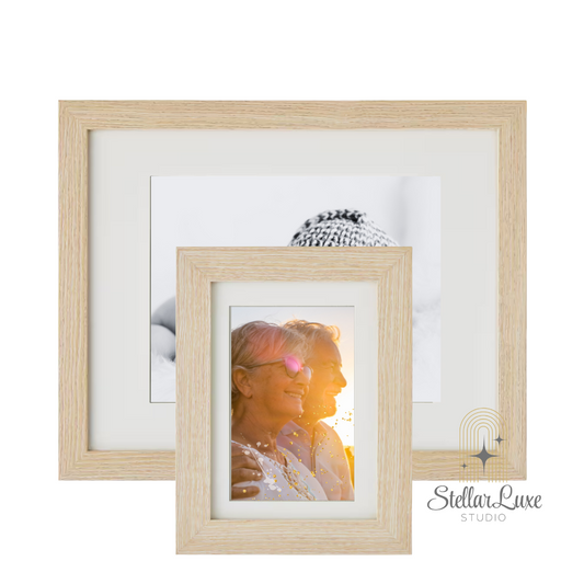 Blonde Matted Frame